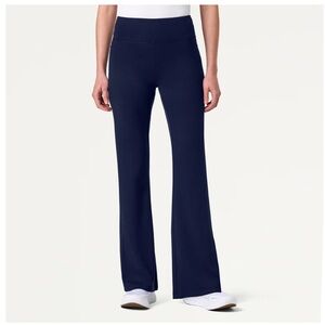 Jaanuu UltraSoft Navy Flare Yoga Scrub Pants